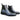Basket Weave Leather Chelsea Boot in Black #color_ Black