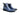 Basket Weave Leather Chelsea Boot in Navy #color_ Navy