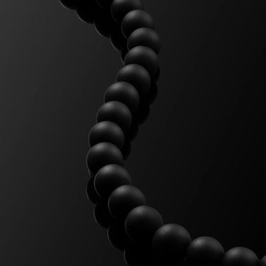 Spiritual Bead Set 8mm - Black Onyx & Riverstone