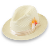 Ferrecci Tapa in Beige Crushable Straw Fedora
