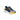 Belvedere Adam in Gold, Electric Blue & Black Exotic Ostrich / Calf-Skin Leather Sneaker in #color_