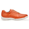 Belvedere Astor in Orange Genuine Caiman Crocodile & Soft Calf Sneakers in Orange #color_ Orange