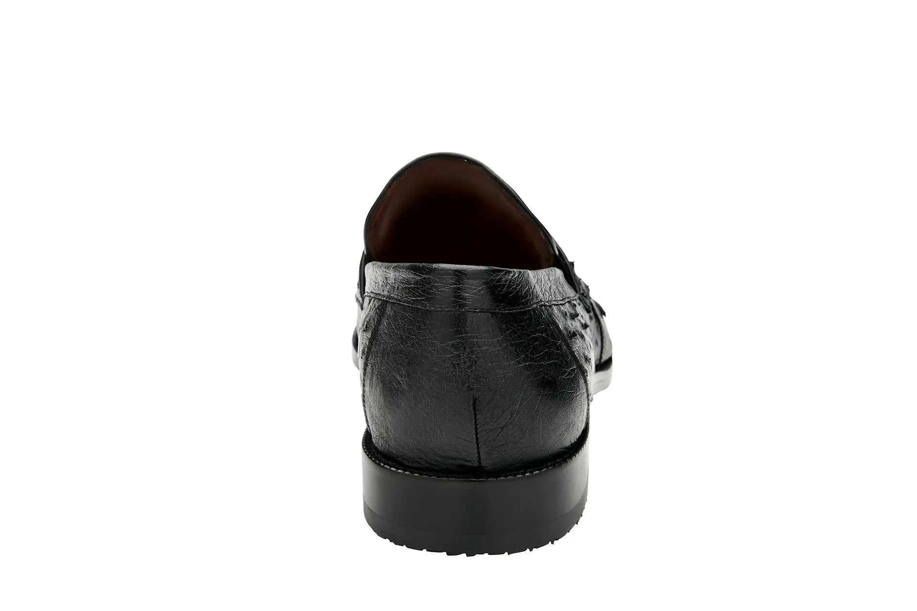 Belvedere Ostrich Quill Belt - Tabac Brown Luxury Shoe