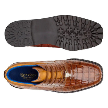 Belvedere Gallardo in Antique Sport Genuine Caiman Crocodile Boots