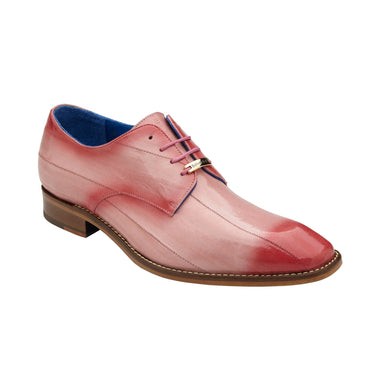 Belvedere Italo in Antique Pink Genuine Hand-Painted Eel Oxfords in #color_