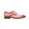Belvedere Italo in Antique Pink Genuine Hand-Painted Eel Oxfords in Antique Pink #color_ Antique Pink