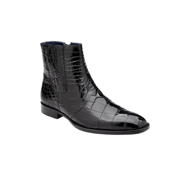 Belvedere Ivan in Black Alligator Boots in #color_