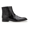 Belvedere Ivan in Black Alligator Boots in Black #color_ Black