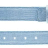 Belvedere Lizard Belt in Summer Blue in Summer Blue 44 #color_ Summer Blue 44