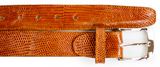 Lizard Belt in Tan