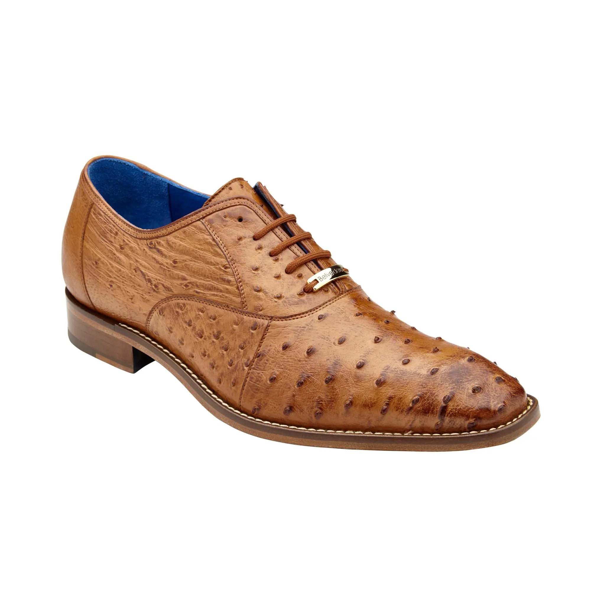 Belvedere Orlando in Antique Rust Ostrich Quill