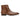 Belvedere Roger in Antique Brandy Genuine Ostrich Side Zipper Boot in Antique Brandy