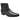 Belvedere Roger in Black Genuine Ostrich Side Zipper Boot in Black