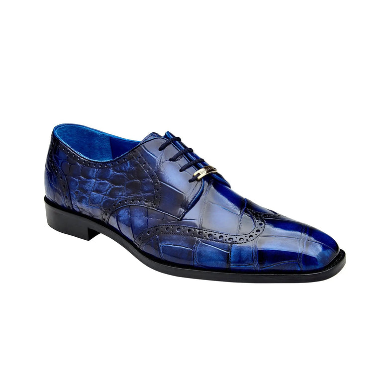 Belvedere Antonio Emerald Alligator Oxford