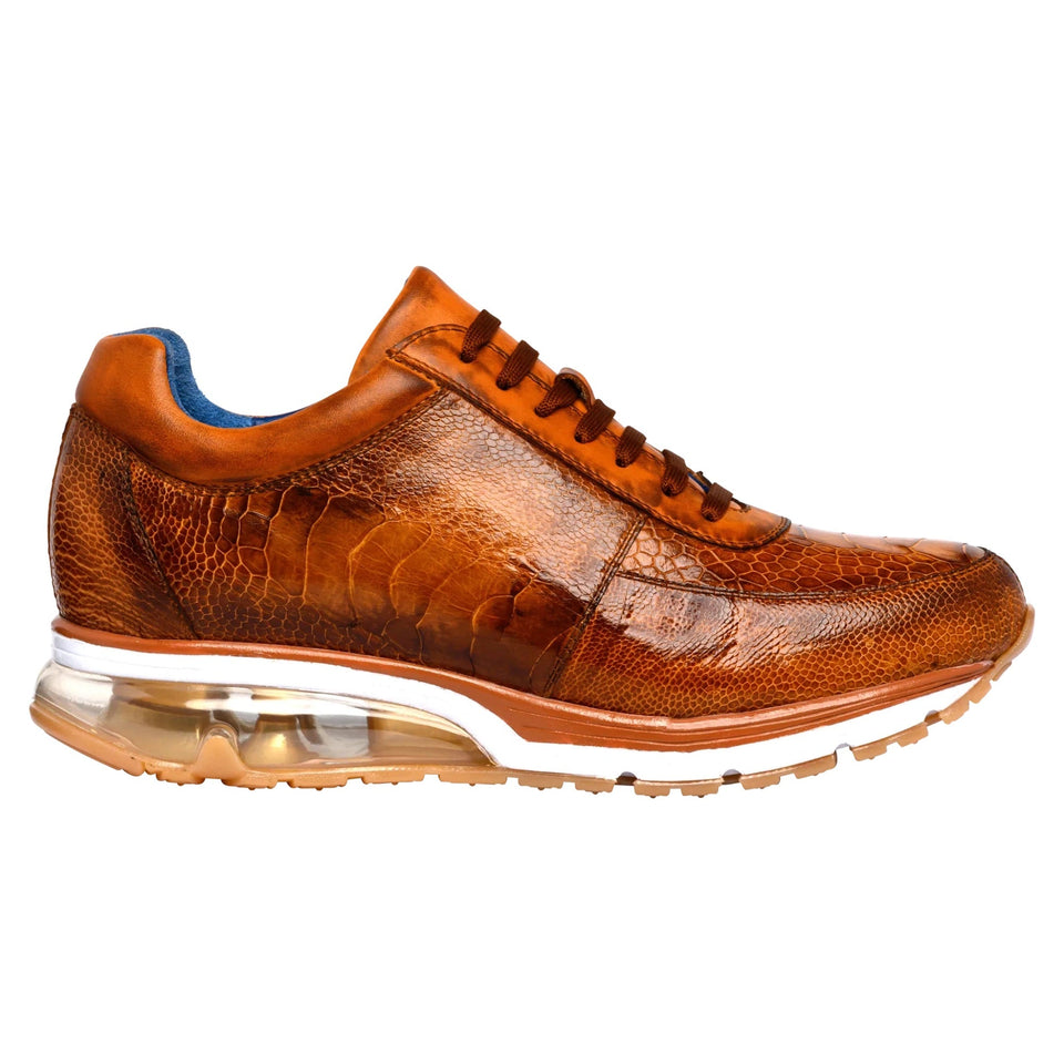 Belvedere Todd Antique Brandy Ostrich Sneakers