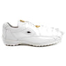 Belvedere Vasco in White Genuine Hornback Crocodile & Soft Calf Sneakers in White #color_ White