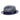 Bently Dominic Snap Brim Fedora in Navy Blue White #color_ Navy Blue White
