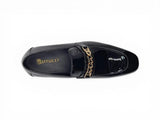 Carrucci Shoes Beveled Squared Toe Patent Leather Loafer