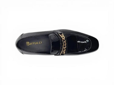 Carrucci Shoes Beveled Squared Toe Patent Leather Loafer