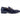 Carrucci Shoes Beveled Squared Toe Patent Leather Loafer in Navy
