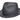 Boston Trilby in Black Panama Panama Grade 3 #color_ Black Panama Panama Grade 3