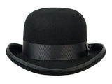 Bigalli Classic in Black Wool Felt Bowler Hat