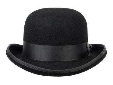 Bigalli Classic in Black Wool Felt Bowler Hat