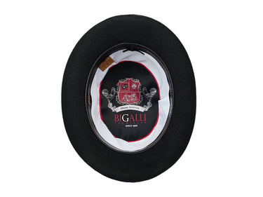 Bigalli Classic in Black Wool Felt Bowler Hat