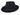 Bradley in Black Wool 100% Wool Felt #color_ Black Wool 100% Wool Felt