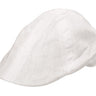 Duck Bill Fabric Cap in Cream Linen Duckbill in Cream Linen Duckbill Linen