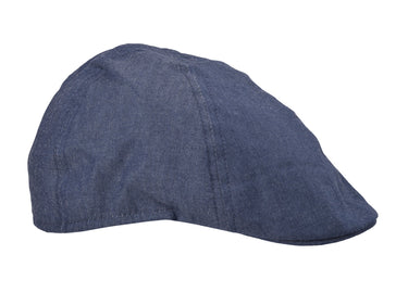 Bigalli Duck Bill in Navy Linen Cap