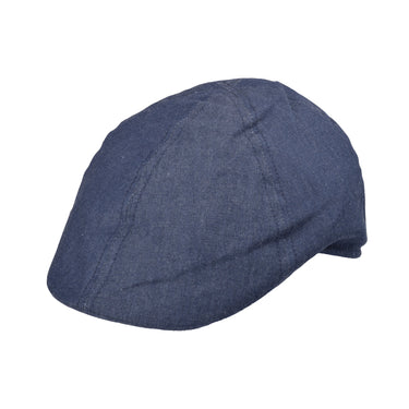 Bigalli Duck Bill in Navy Linen Cap