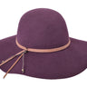 Fiona in Blackberry Wool 100% Wool Felt #color_ Blackberry Wool 100% Wool Felt
