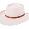 Merino Gambler in Cream Wool 100% Wool Felt