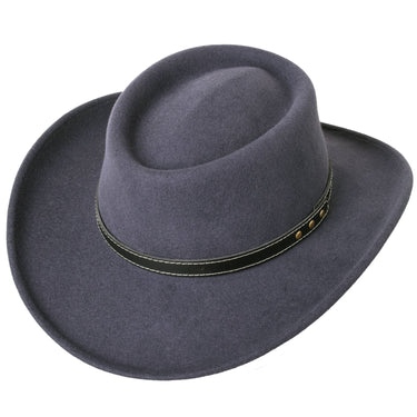 Merino Gambler in Dark Grey Wool 100% Wool Felt