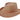 Merino Gambler in Tobacco Wool 100% Wool Felt #color_ Tobacco Wool 100% Wool Felt