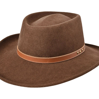 Merino Gambler in Chocolate Wool 100% Wool Felt