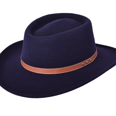 Merino Gambler in Navy Wool 100% Wool Felt