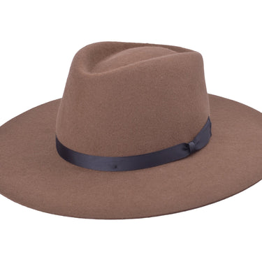 Bigalli Giza Flat Brim Wool Felt Hat