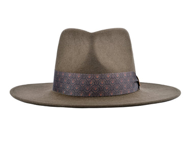 Bigalli Gypsy Flat Brim Wool Felt Fedora