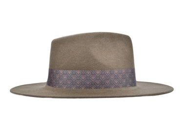 Bigalli Gypsy Flat Brim Wool Felt Fedora