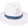 Indigo in White Panama Panama Grade 3