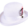 Bigalli Kanye Straw Bowler Hat