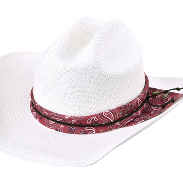 Bigalli Manaba in White Panama Hat