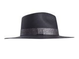 Bigalli Onyx in Black Panama Hat