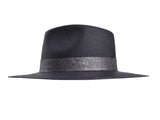 Bigalli Onyx in Black Panama Hat