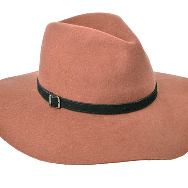 Sophie in Amber Brown Wool 100% Wool Felt