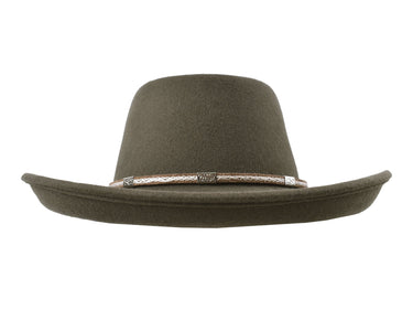Bigalli Rust Merino Wool Felt Outdoor Hat