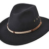 Scout in Black Wool 100% Wool Felt