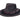Zingaro in Black Wool 100% Wool Felt #color_ Black Wool 100% Wool Felt